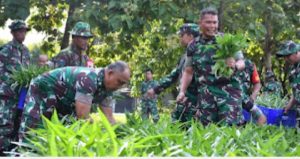 Kodim Ponorogo Panen Sayur Dukung Bahan Baku SPPG