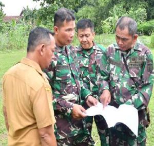 Dandim Ponorogo Tinjau Lokasi Rencana Pembangunan Dapur Sehat SPPG