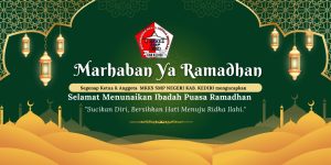 Ketua Beserta Anggota MKKS SMP NEGERI KABUPATEN KEDIRI mengucapkan MARHABAN YA RAMADHAN  1446 H