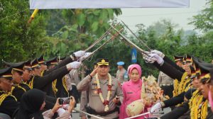 Serah Terima Jabatan Kapolres Nganjuk Digelar dengan Tradisi Kehormatan