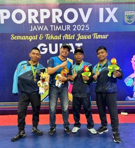 Tiga Bersaudara Asal Trowulan, Sumbang 3 Medali Cabor Gulat di Porprov IX Jatim