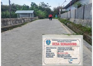 Pembangunan  Pavingisasi  Blok Jalan Dukuh Krajan Desa Semanding Perlu Di Pertanyakan . ‎