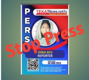 STOP PRES !!! Diberitahukan kepada instansi Polri dan TNI,birokrasi ,maupun masyarakat ,bahwa Orang yang bernama Dyah Ayu sudah tidak menjadi Reporter/ wartawati TKT tv Online mulai bulan  Mei 2025 ,untuk itu segala tindakan yang mereka lakukan bukan menjadi tanggung jawab Redaksi Tekatnews net tv , demikian saya sampaikan terima kasih.