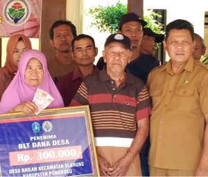 Penyaluran Bantuan Langsung Tunai Desa Nailan Akumulasi 3 Bulan. ‎ ‎