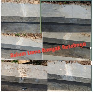 Pembangunan  Irigasi Program P3TGAI Desa Wates  Baru Saja Selesai Sudah Banyak Yang Retak . ‎
